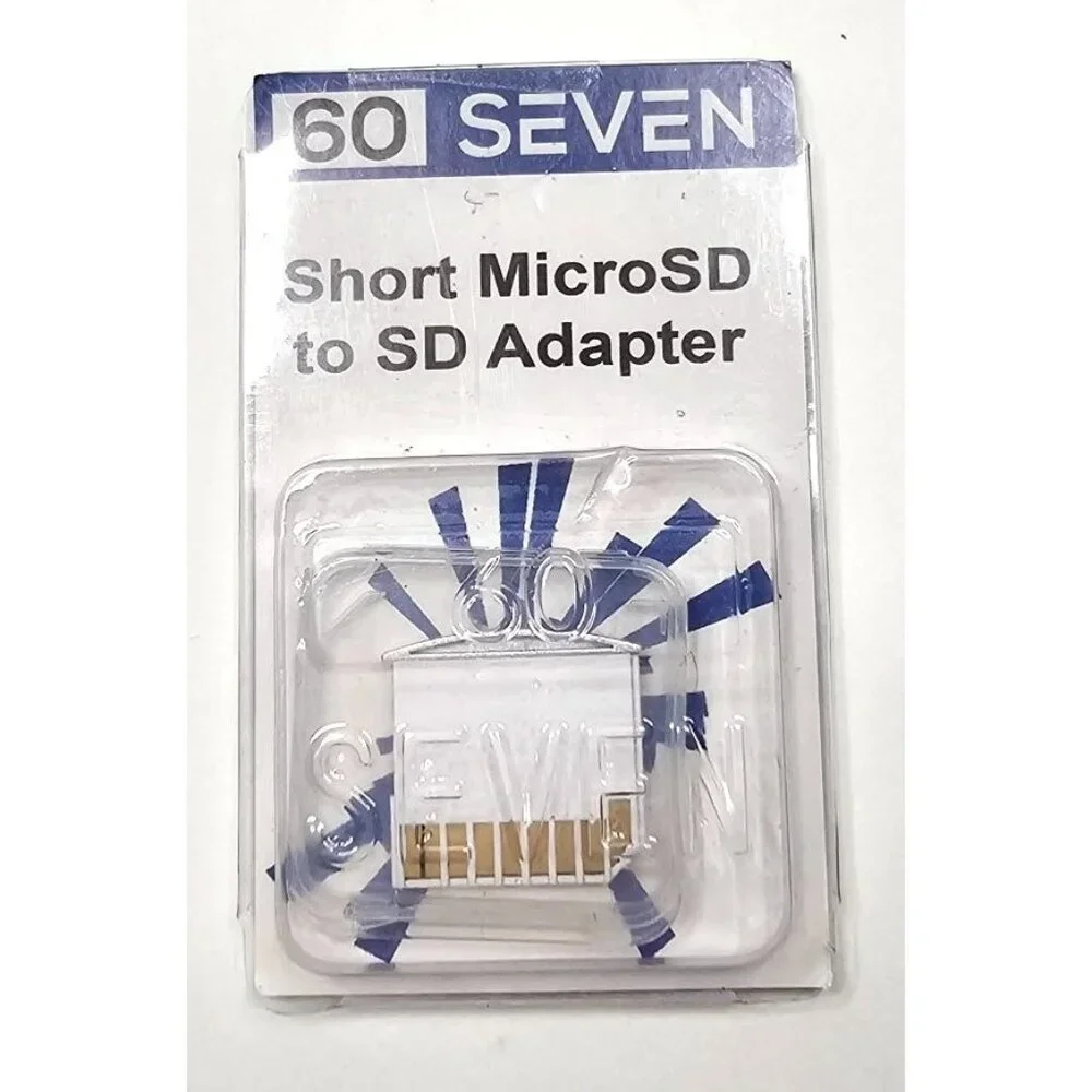 Short MicroSD To SD Adapter Silver For MacBook Air/Pro 13